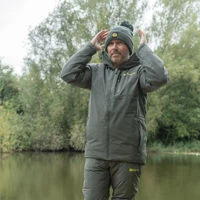 Ridge Monkey APEarel ThermaPro Waterproof Bobble Hat Green